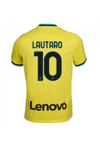 Fotbalové Dres Inter Milan Lautaro Martinez #10 Třetí Oblečení 2022-23 Krátký Rukáv